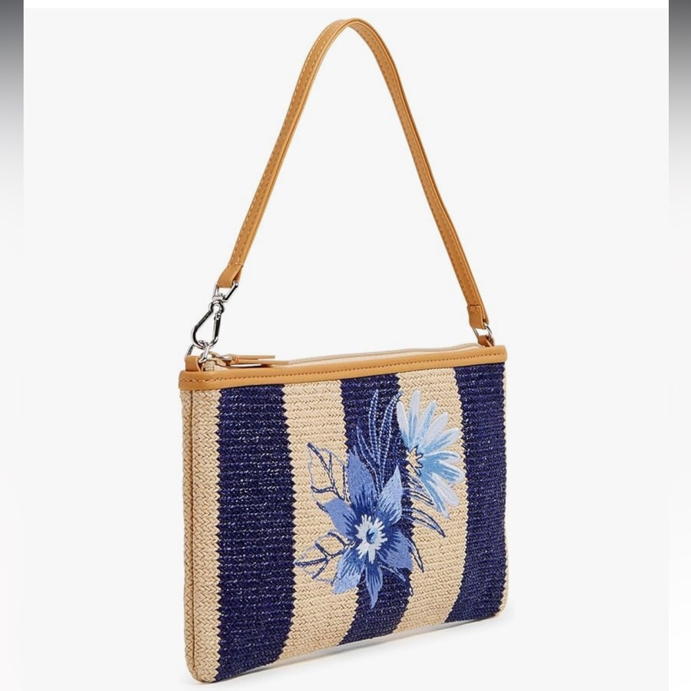 🆕 Vera Bradley Women's Straw Convertible Wristlet with RFID Protection - Picture 5 of 6